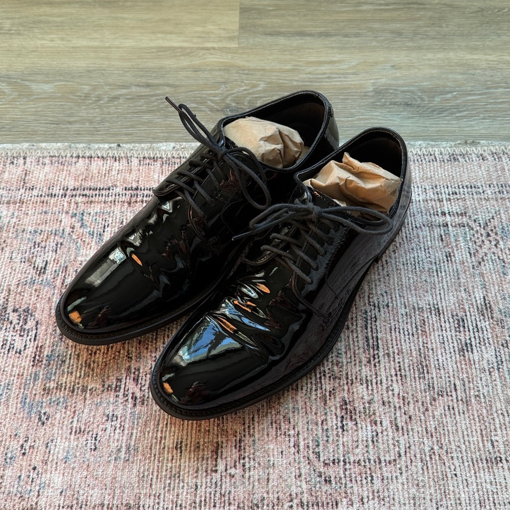 Black Patent Leather Dress Shoes